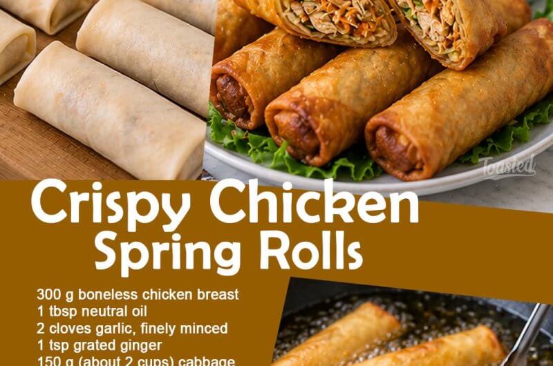 Crispy Chicken Spring Rolls