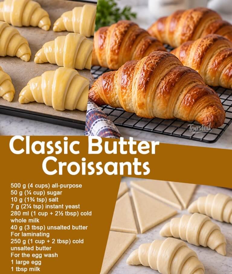 Classic Butter Croissants